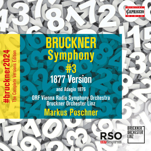 Bruckner / Orf Vienna Radio Symphony Orchestra - Symphony No. 3 (1877) Adagio (1876) - Music CD