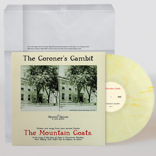 Mountain Goats - Coroner's Gambit - Kandy Korn Hybrid Yellow - Vinyl Record