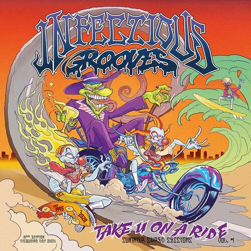 Infectious Grooves - Take U On A Ride - Green/purple Splatter - Vinyl Record