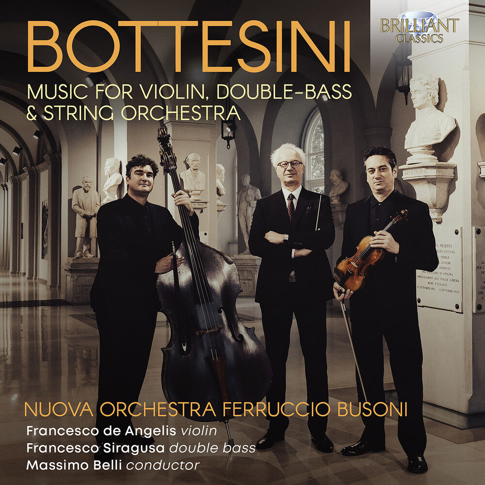 Bottesini / Nuova Orchestra Ferruccio Busoni - Music For Violin, Double-Bass & String Orchestra Music CD
