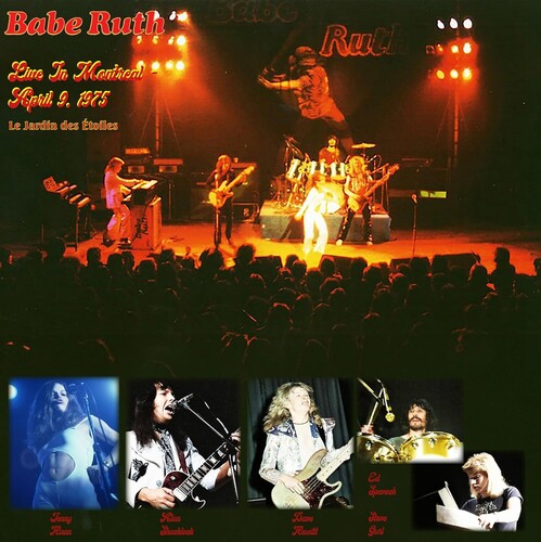 Babe Ruth - Live In Montreal April 9 1975 - Red - Vinyl Record
