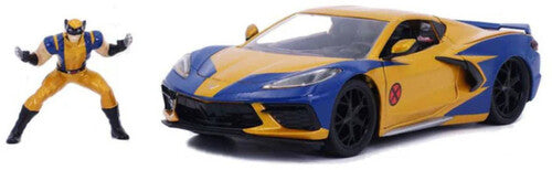 1:24 Hwr - '20 Corvette C8 W/wolverine (4pc) - 1:24 Hwr - '20 Corvette C8 W/wolverine (4pc) - Collectibles