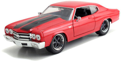 1:24 Ff - Dom's Chevy Chevelle Ss - Glossy Red - 1:24 Ff - Dom's Chevy Chevelle Ss - Glossy Red - Collectibles