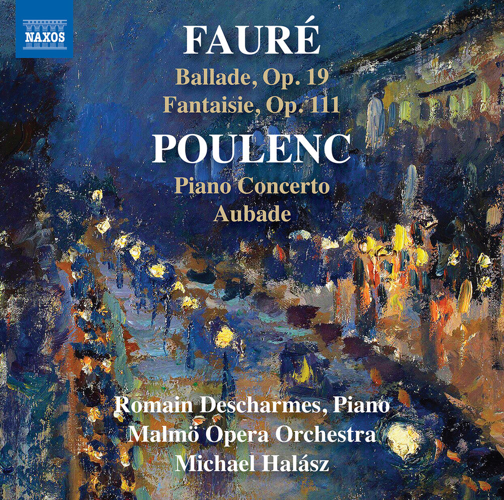 Faure / Poulenc / Halasz - Works For Piano & Orchestra Music CD