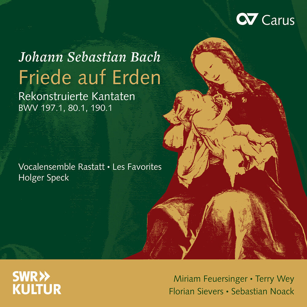 J Bach .S. / Speck / Noack / Vocalensemble Rastatt - Riede Auf Erden - Rekonstruierte Kantaten Music CD