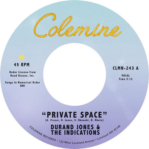 Jones,durand & The Indications - Private Space / Sea Of Love - Vinyl Record