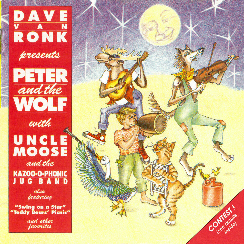 Dave Ronk Van & Uncle Moose And The Kazoo-O-Phonic - Presents Peter And The Wolf Music CD