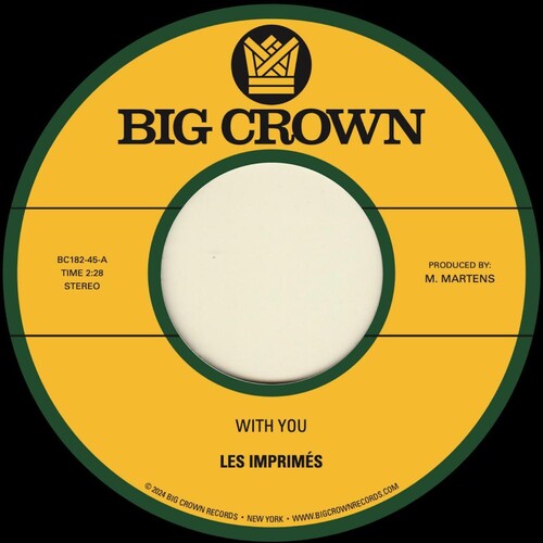 Les Imprimes - With You B/w Only Love - Vinyl Record