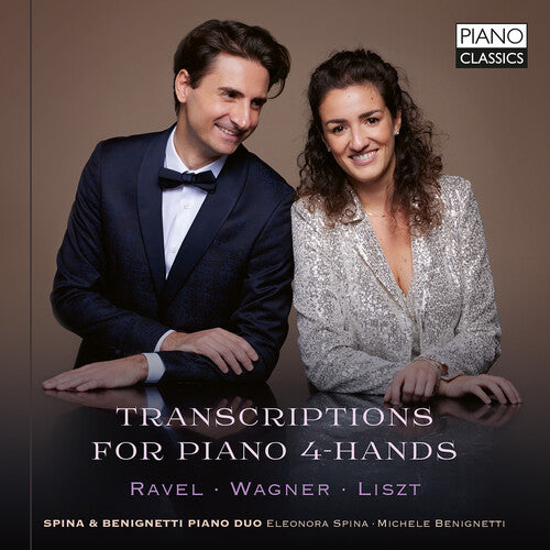 Liszt / Wagner / Spina & Benignetti Piano Duo - Transcriptions For Piano 4-hands - Music CD