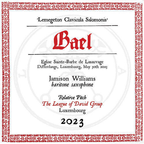 Williams,jamison - Lesser Key Of Solomon-bael - Music CD