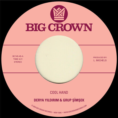 Yildirim,derya - Cool Hand B/w Yakamoz - Vinyl Record