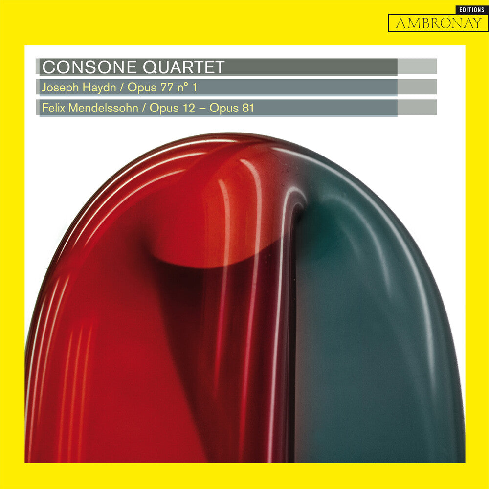 Consone Quartet - Haydn: Opus 77 No 1 / Mendelssohn: Opus 12-81 Music CD
