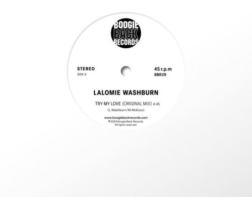 Washburn,lalomie - Try My Love - Vinyl Record