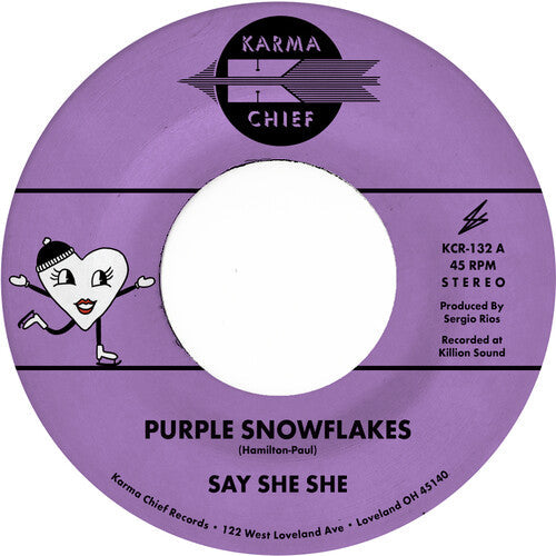 Say She She - Purple Snowflakes / This Wintertime - Vinyl Record