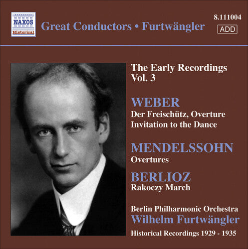 Furtwangler,wilhelm & Berlin - Early Recordings Vol. 3 - Music CD