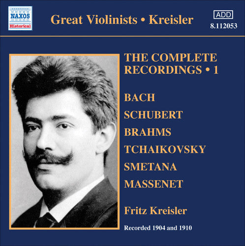 Kreisler,fritz - Integrale Des Enregistrements Vol. 1 - Music CD