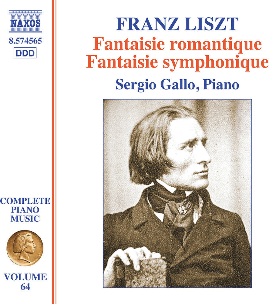 Liszt / Gallo - Complete Piano Music Vol. 64 - Fantaisie Romantiqu Music CD