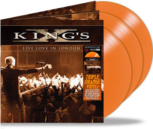 King's X - Live Love In London - Orange - Vinyl Record