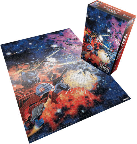 Transformers Space Fight Art Chome Paper Puzzle - Transformers Space Fight Art Chome Paper Puzzle - Collectibles