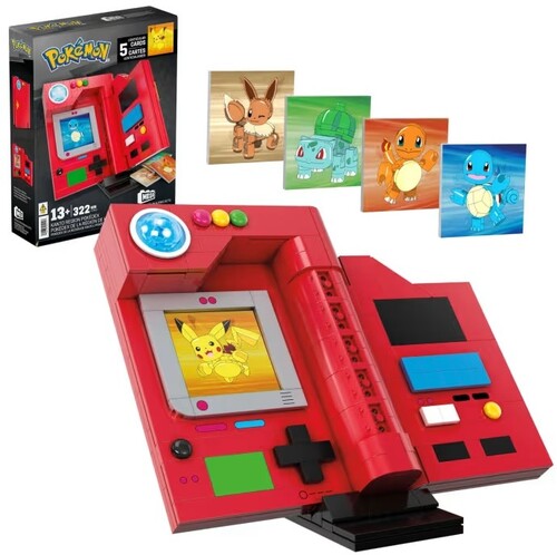 Mega Bloks Pokemon - Pokemon Kanto Region Pokedex Building Toy Set - Collectibles