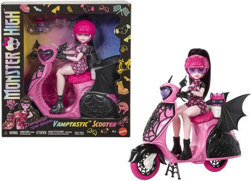 Monster High - Monster High Draculaura And Scooter Playset - Collectibles