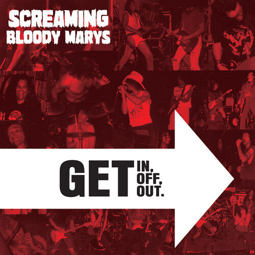 Screaming Bloody Marys - Get In Get Off. Get Out. - Clear - Vinyl Record