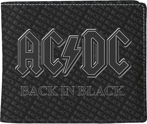 Rocksax Ac/dc Back In Black Wallet Black - Rocksax Ac/dc Back In Black Wallet Black - Special Products