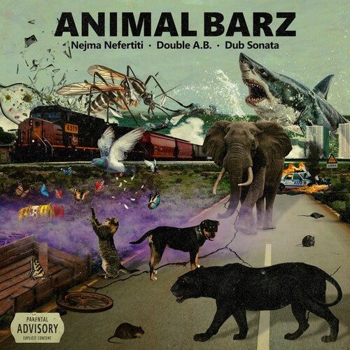 Nefertiti,nejma / Double A.b. / Dub Sonata - Animal Barz - Vinyl Record