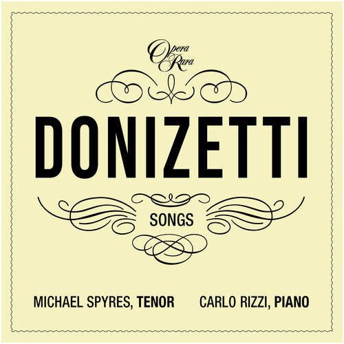 Spyres,michael - Donizetti: Songs - Vol. 3 - Music CD