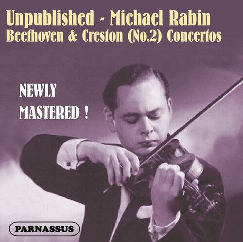 Rabin,michael / National Orchestral Association - Unpublished Michael Rabin - Music CD