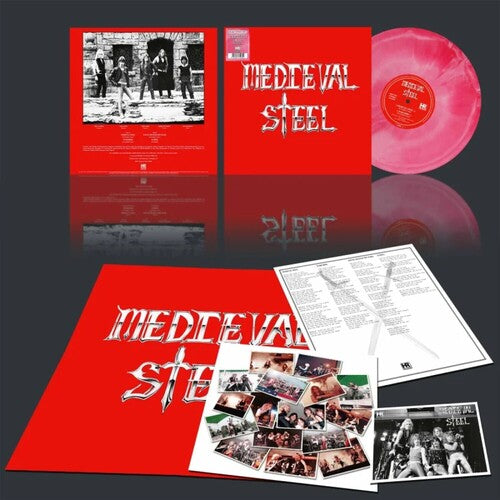 Medieval Steel - Medieval Steel - Red / White Galaxy - Vinyl Record