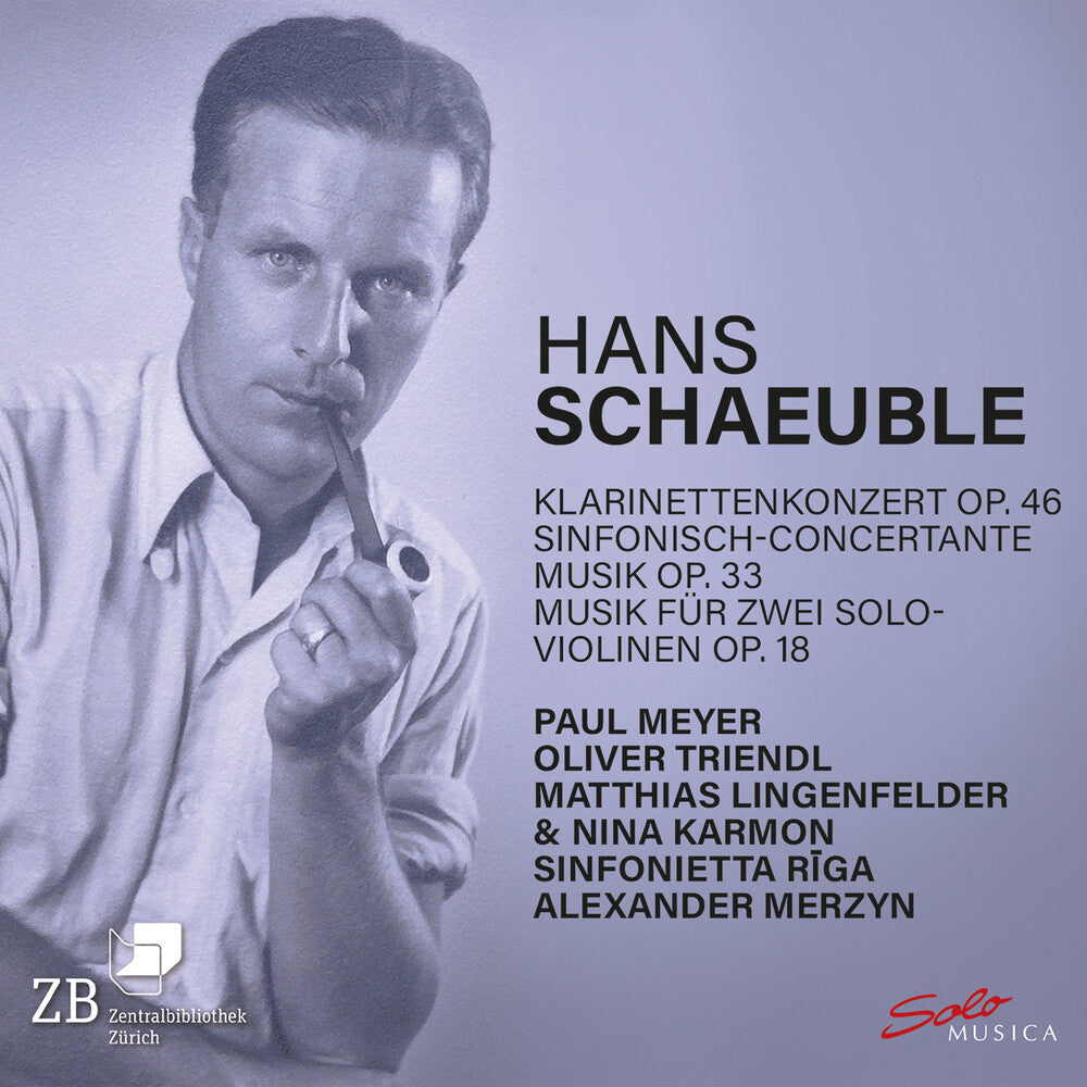 Schaeuble / Riga - Klarinettenkonzert Op. 46 Sinfonisch-Concertante Music CD