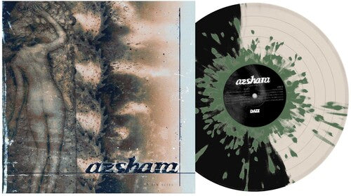 Azshara - Ashen Skies - Half Black/half Bone W/army Green - Vinyl Record