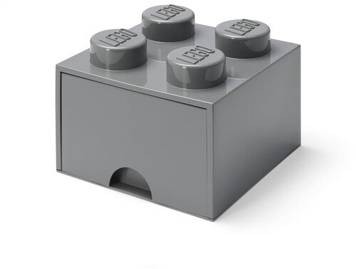 Room Copenhagen - Lego Brick Drawer With 4 Knobs Dark Grey - Collectibles