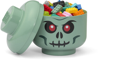 Room Copenhagen - Lego Storage Head Small Green Skeleton - Collectibles