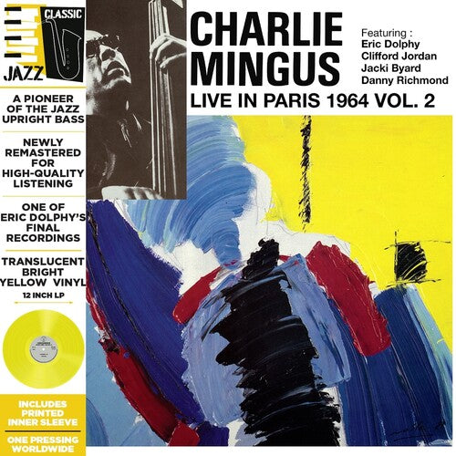 Mingus,charlie - Live In Paris 1964 Vol. 2 - Translucent Yellow - Vinyl Record