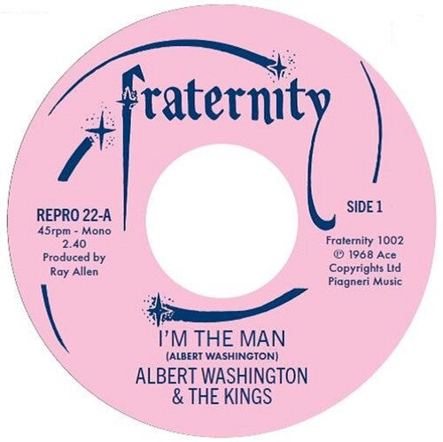 Washington,albert - I'm The Man / Case Of The Blues - Vinyl Record