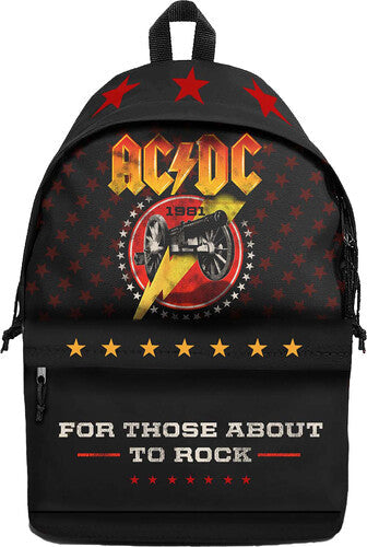 Rocksax Ac/dc About Rock Daypack/rucksack Blk - Rocksax Ac/dc About Rock Daypack/rucksack Blk - Special Products
