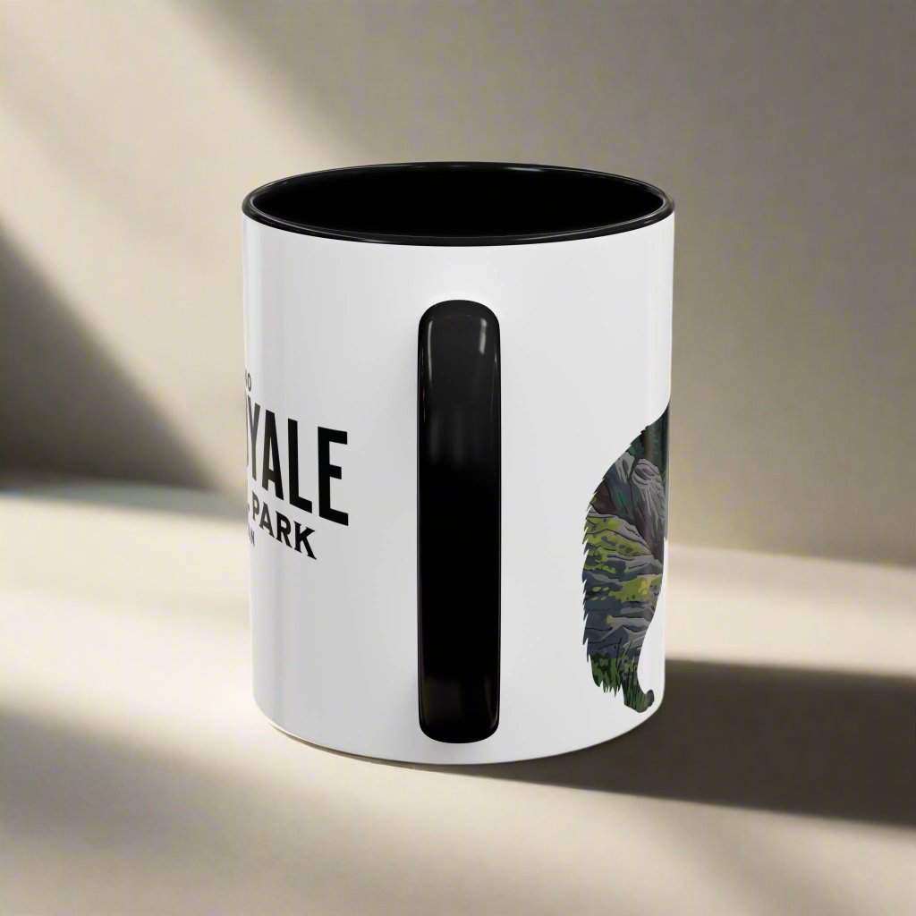 Isle Royal National Park Accent Coffee Mug 11oz 15oz Wolf