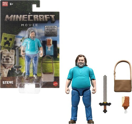 Minecraft - Minecraft 4in Steve Figure With Accessories - Collectibles