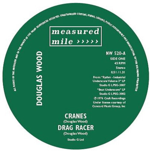 Wood,douglas / John Cameron - Cranes / Drag Racer / Sprocket Shuffle - Vinyl Record