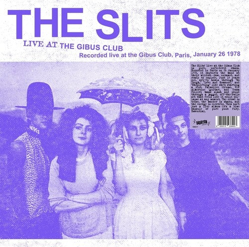 Slits - Live At The Gibus Club - Vinyl Record
