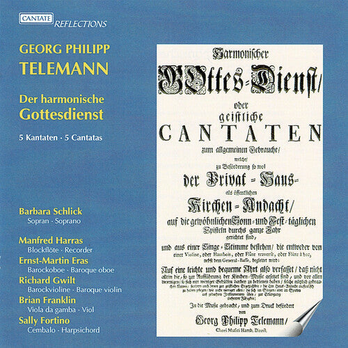 Schlick,barbara / Harras,manfred - Der Harmonische Gottesdienst - 5 Cantatas - Music CD