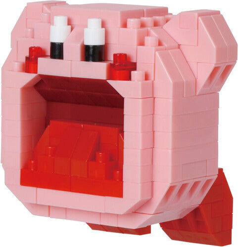 Nanoblock - Character Collection - Kirby - Inhaling Kirby Building Kit - Collectibles