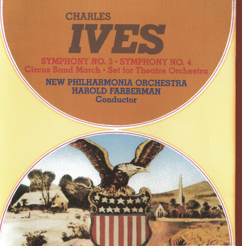 New Philharmonia Orchestra - Ives: Symphonies Nos. 3 & 4 Circus Band March - Music CD