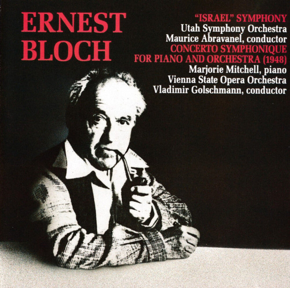 Utah Symphony Orchestra - Bloch: Israel Symphony / Concerto Symphonique Music CD