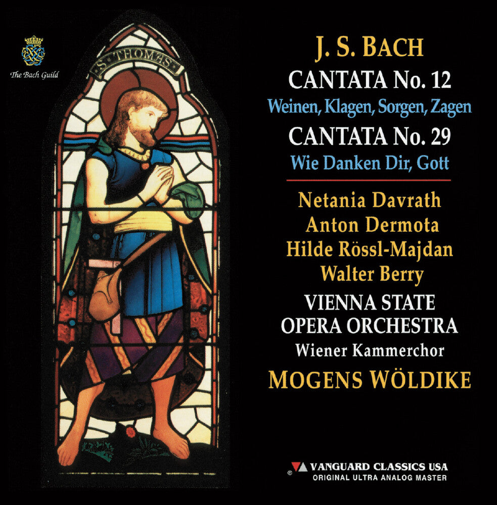 Vienna State Opera Orchestra - Bach: Cantatas Nos. 12 & 29 Music CD