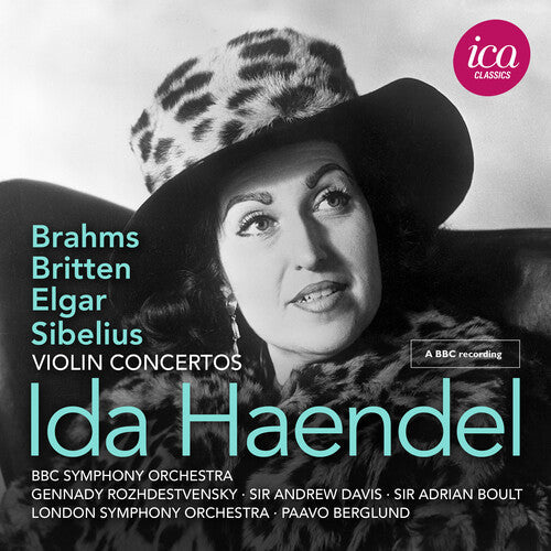 Haendel,ida - Britten Brahms Elgar & Sibelius: Vn Cons - Music CD