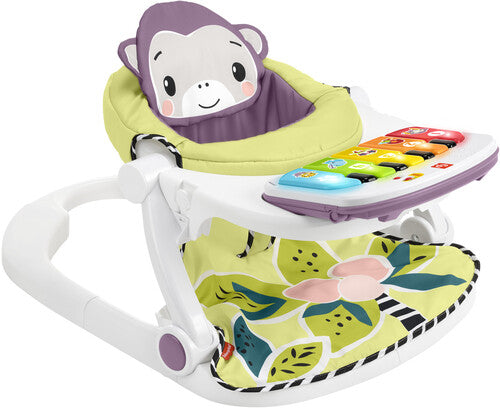 Fisher Price - Kick & Play Deluxe Sit Me Up Purple Monkey - Collectibles