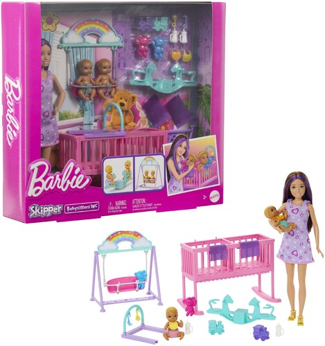 Barbie - Barbie Skipper Nursery Playset Brunette - Collectibles